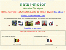 Tablet Screenshot of natur-motor.com